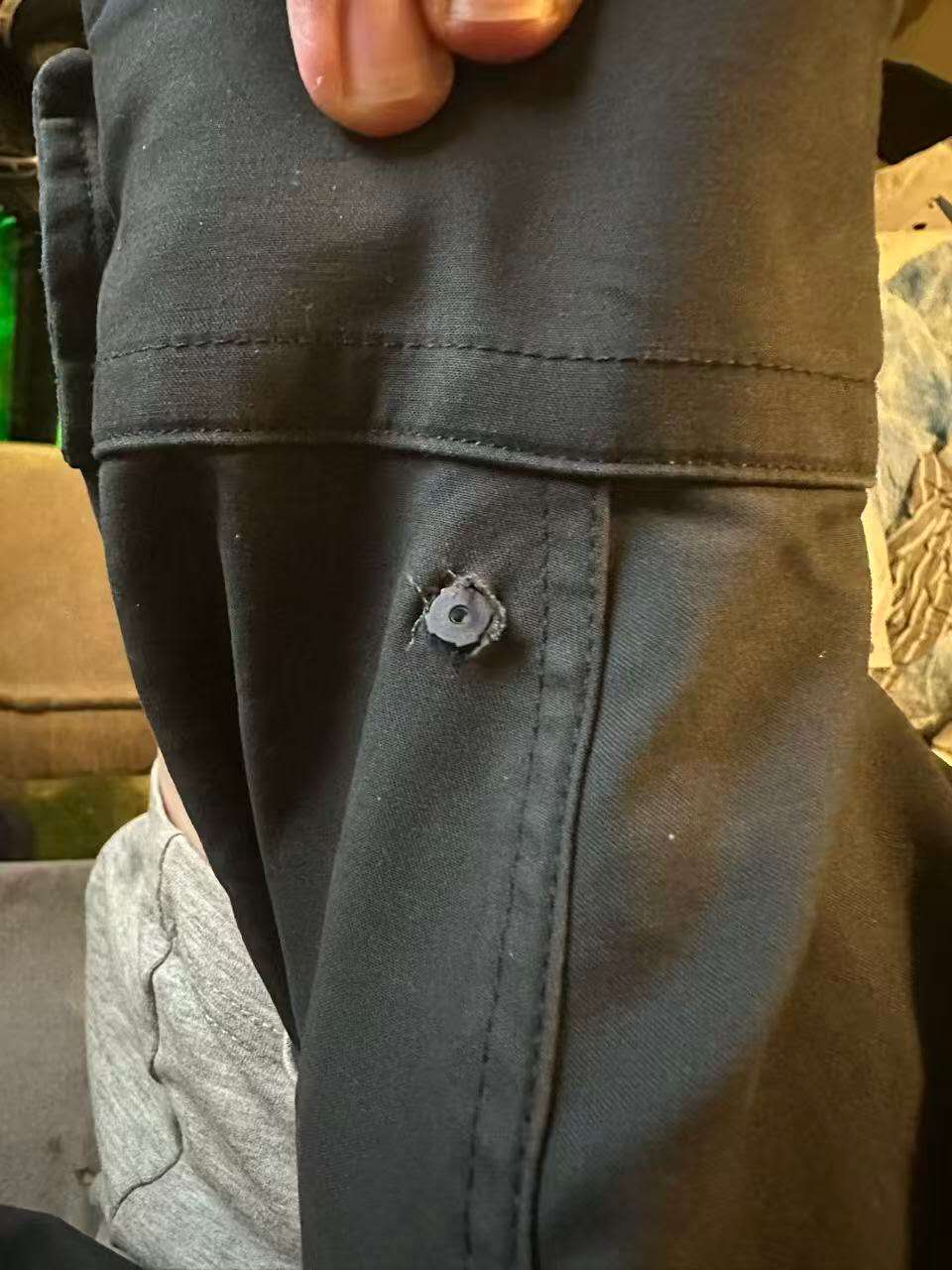 Dark garment