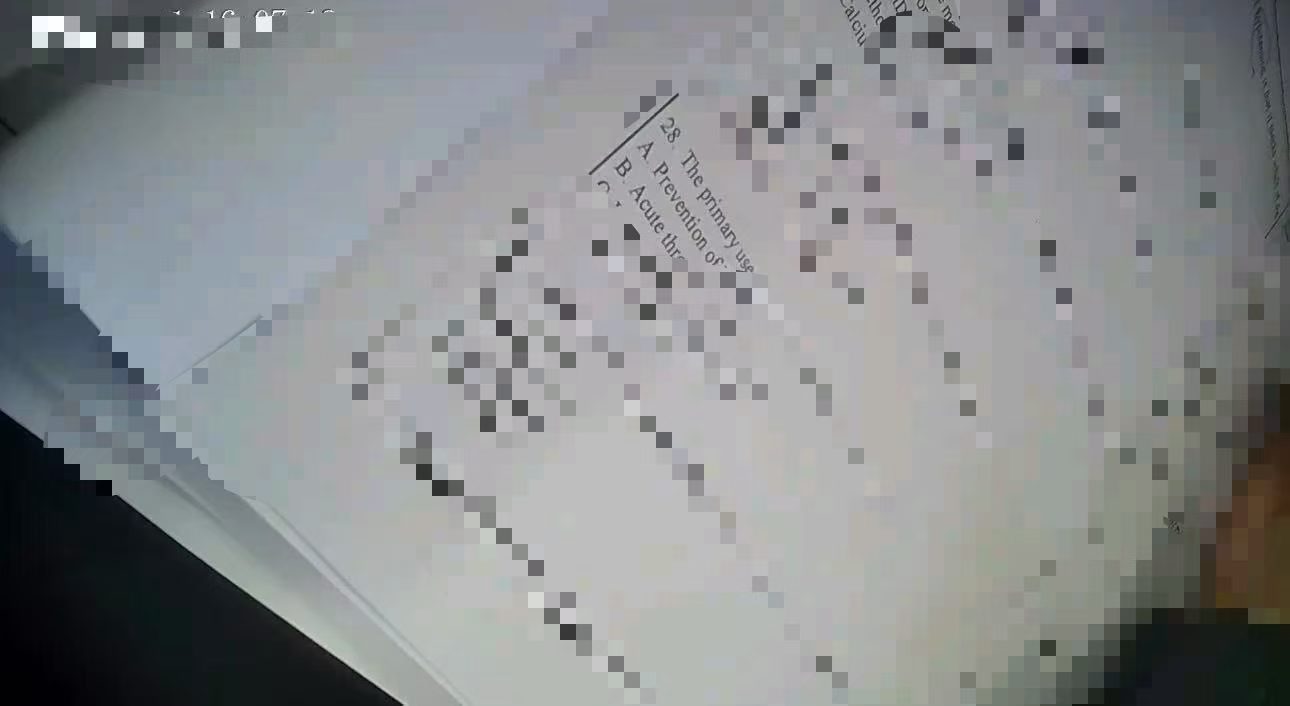 Offline image clarity sample